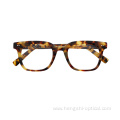 New Glasses Gentleman Stylish Specs Acetate Frames Optical Eyeglasses